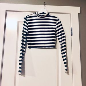 Striped crop top